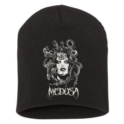 Medusa Greek Mythology Gothic Short Acrylic Beanie