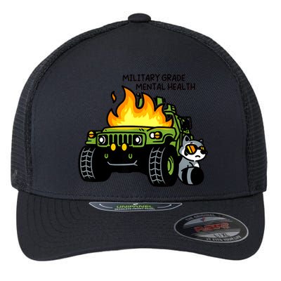 Military Grade Mental Health Flexfit Unipanel Trucker Cap