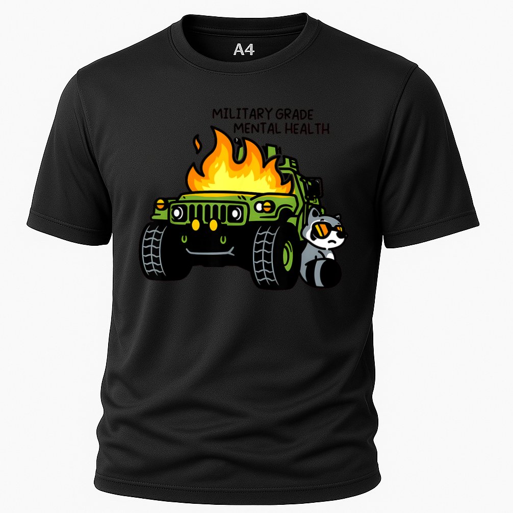 Military Grade Mental Health Cooling Performance Crew T-Shirt