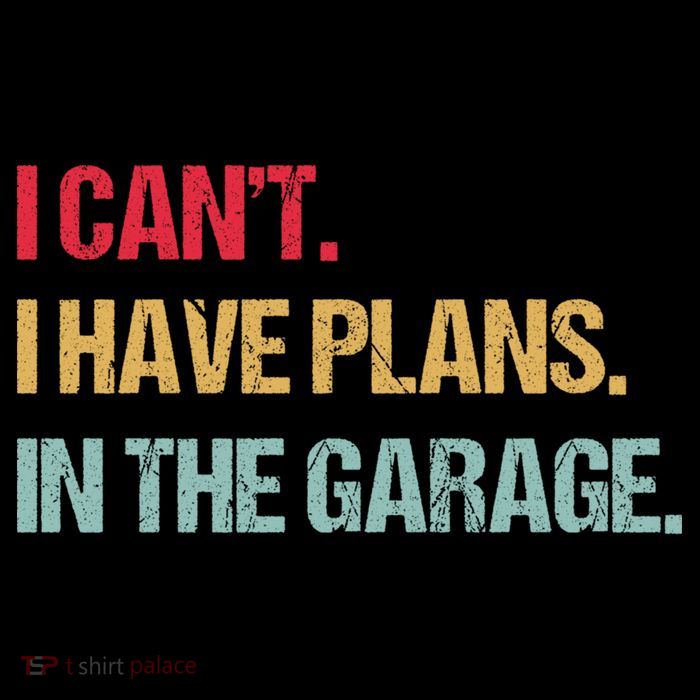Mechanics Garage Mechanic I Can't I Have Plans In The Garage Cute Gift Backpack