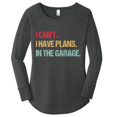 Mechanics Garage Mechanic I Can't I Have Plans In The Garage Cute Gift Women's Perfect Tri Tunic Long Sleeve Shirt