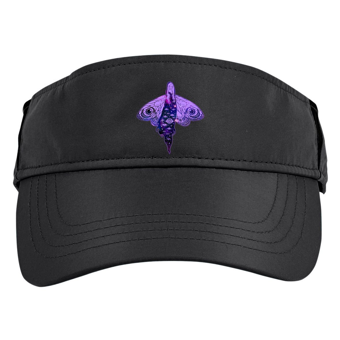 Mystical Gothic Moth Girl Adult Drive Performance Visor