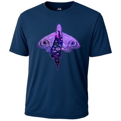 Mystical Gothic Moth Girl Performance Shirt