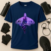 Mystical Gothic Moth Girl Cooling Performance Crew T-Shirt