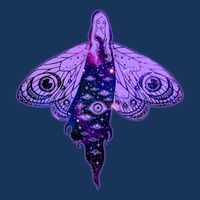 Mystical Gothic Moth Girl Cooling Performance Crew T-Shirt