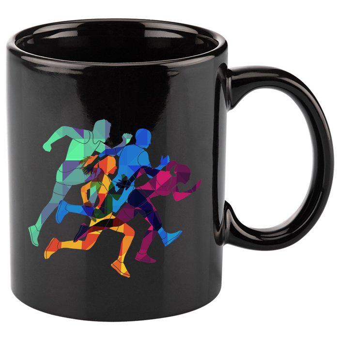 Marathon Gift 11oz C Handle Ceramic Mug