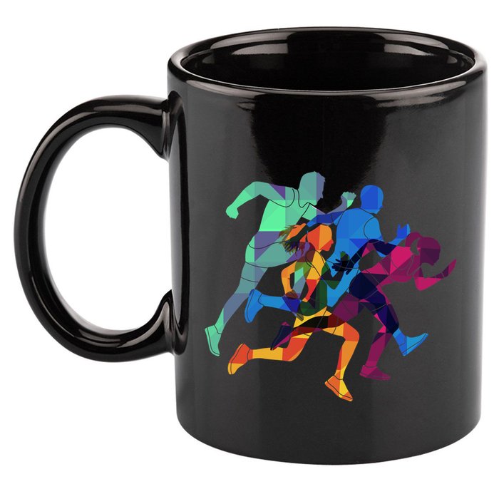 Marathon Gift 11oz C Handle Ceramic Mug