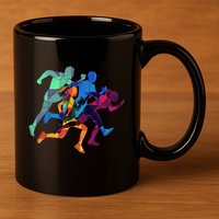 Marathon Gift 11oz C Handle Ceramic Mug