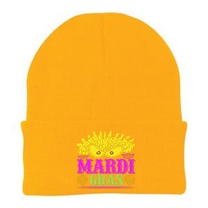 Mardi Gras Knit Cap Winter Beanie