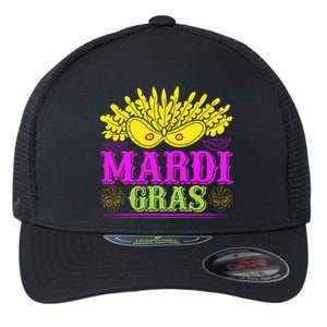 Mardi Gras Flexfit Unipanel Trucker Cap