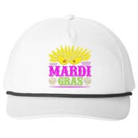 Mardi Gras Snapback Five-Panel Rope Hat