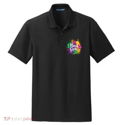 Mardi Gras, Funny Mardi Gras Dry Zone Grid Polo