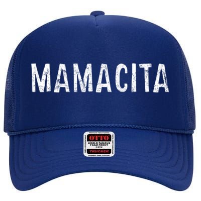 Mamacita Gift High Crown Mesh Back Trucker Hat