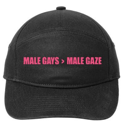 Male Gays More Male Gaze 7-Panel Snapback Hat