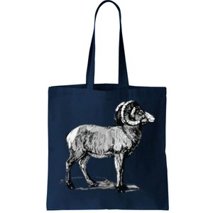 Mountain Goat Mountain Sheep Tote Bag