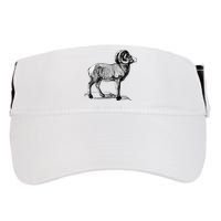 Mountain Goat Mountain Sheep Adult Drive Performance Visor