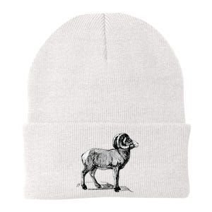 Mountain Goat Mountain Sheep Knit Cap Winter Beanie