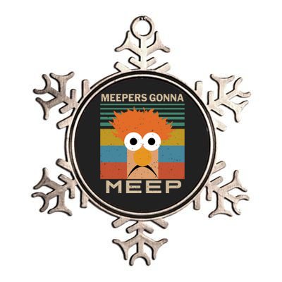 Meepers Gonna Meep Metallic Star Ornament