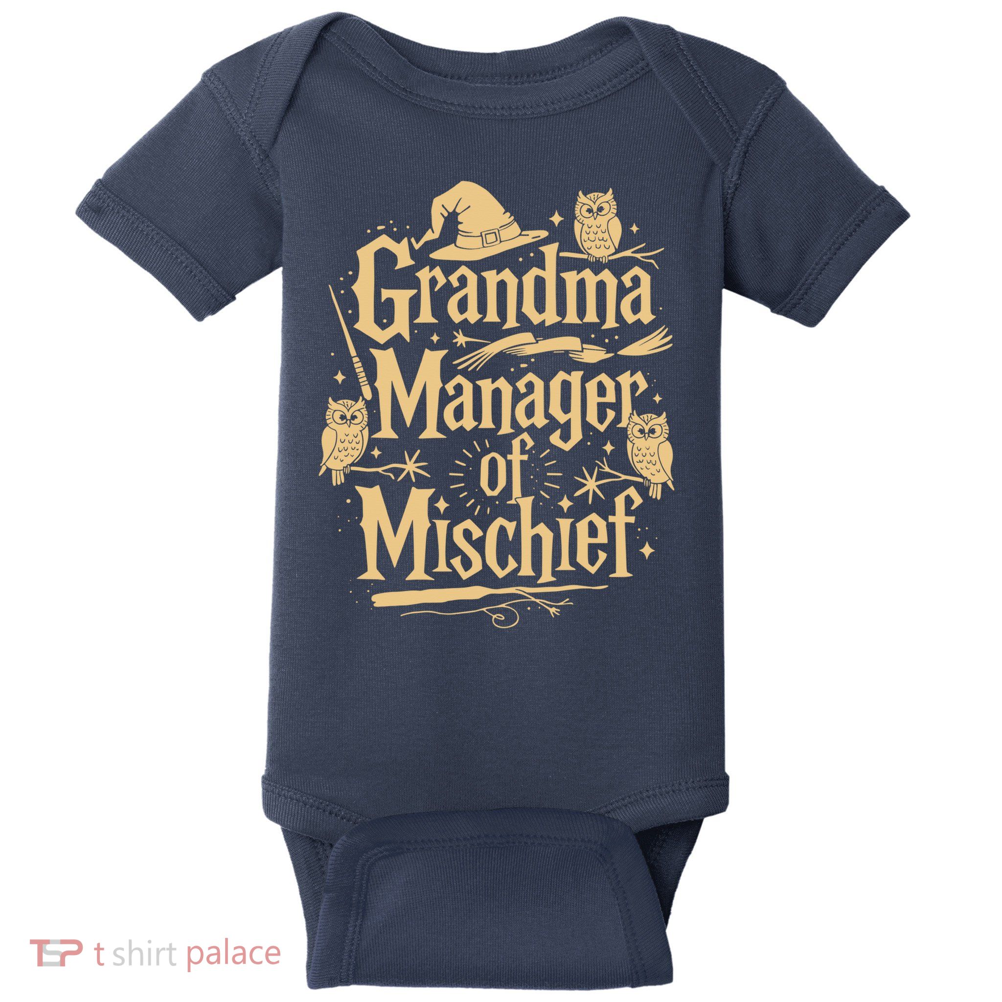 Magical Grandma Manager Of Mischief Mother'S Day 2025 Baby Bodysuit