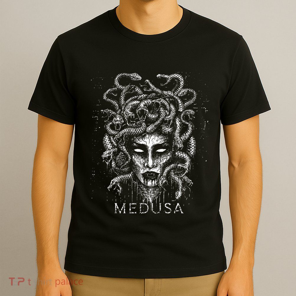 Medusa Greek Mythology Goddess With Snake Hair T-Shirt