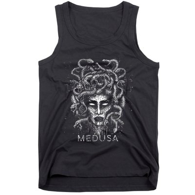 Medusa Greek Mythology Goddess With Snake Hair Tank Top