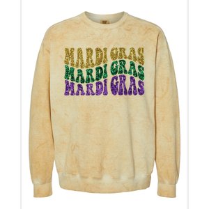 Mardi Gras Colorblast Crewneck Sweatshirt