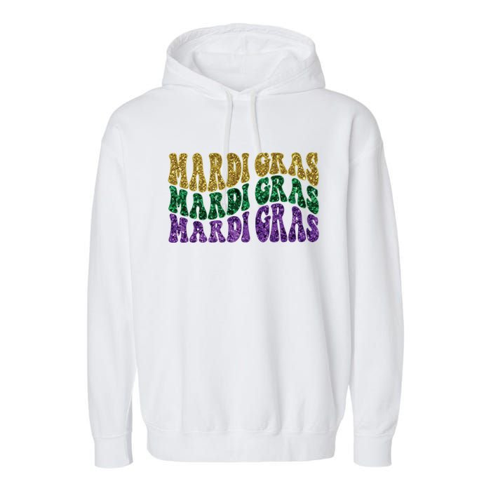 Mardi Gras Garment-Dyed Fleece Hoodie