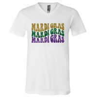 Mardi Gras V-Neck T-Shirt