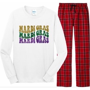 Mardi Gras Long Sleeve Pajama Set