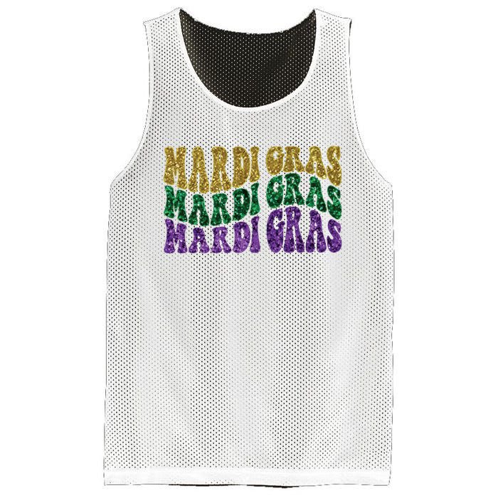 Mardi Gras Mesh Reversible Basketball Jersey Tank