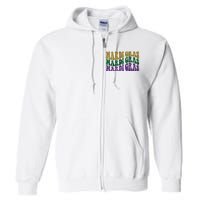 Mardi Gras Full Zip Hoodie