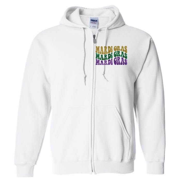 Mardi Gras Full Zip Hoodie