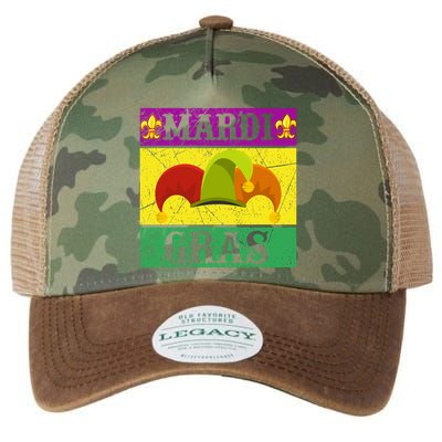 Mardi Gras Legacy Tie Dye Trucker Hat