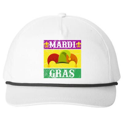 Mardi Gras Snapback Five-Panel Rope Hat