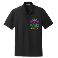 Mardi Gras Dry Zone Grid Polo