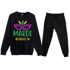 Mardi Gras Premium Crewneck Sweatsuit Set