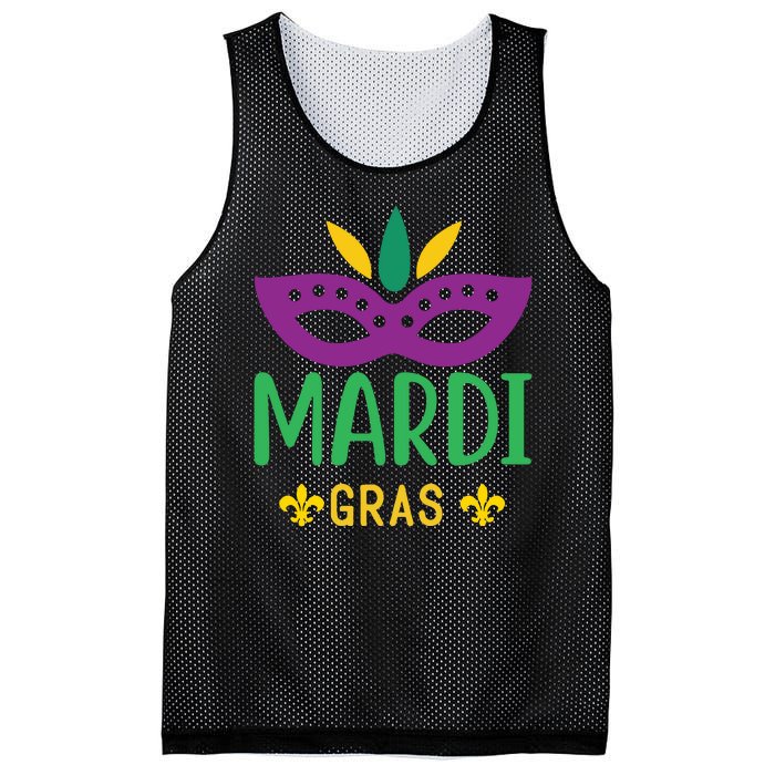 Mardi Gras Mesh Reversible Basketball Jersey Tank