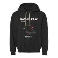 Math Geometry Mathematicians Garment-Dyed Fleece Hoodie