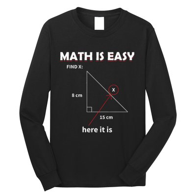 Math Geometry Mathematicians Long Sleeve Shirt