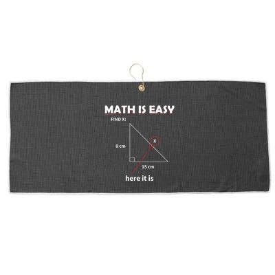 Math Geometry Mathematicians Large Microfiber Waffle Golf Towel
