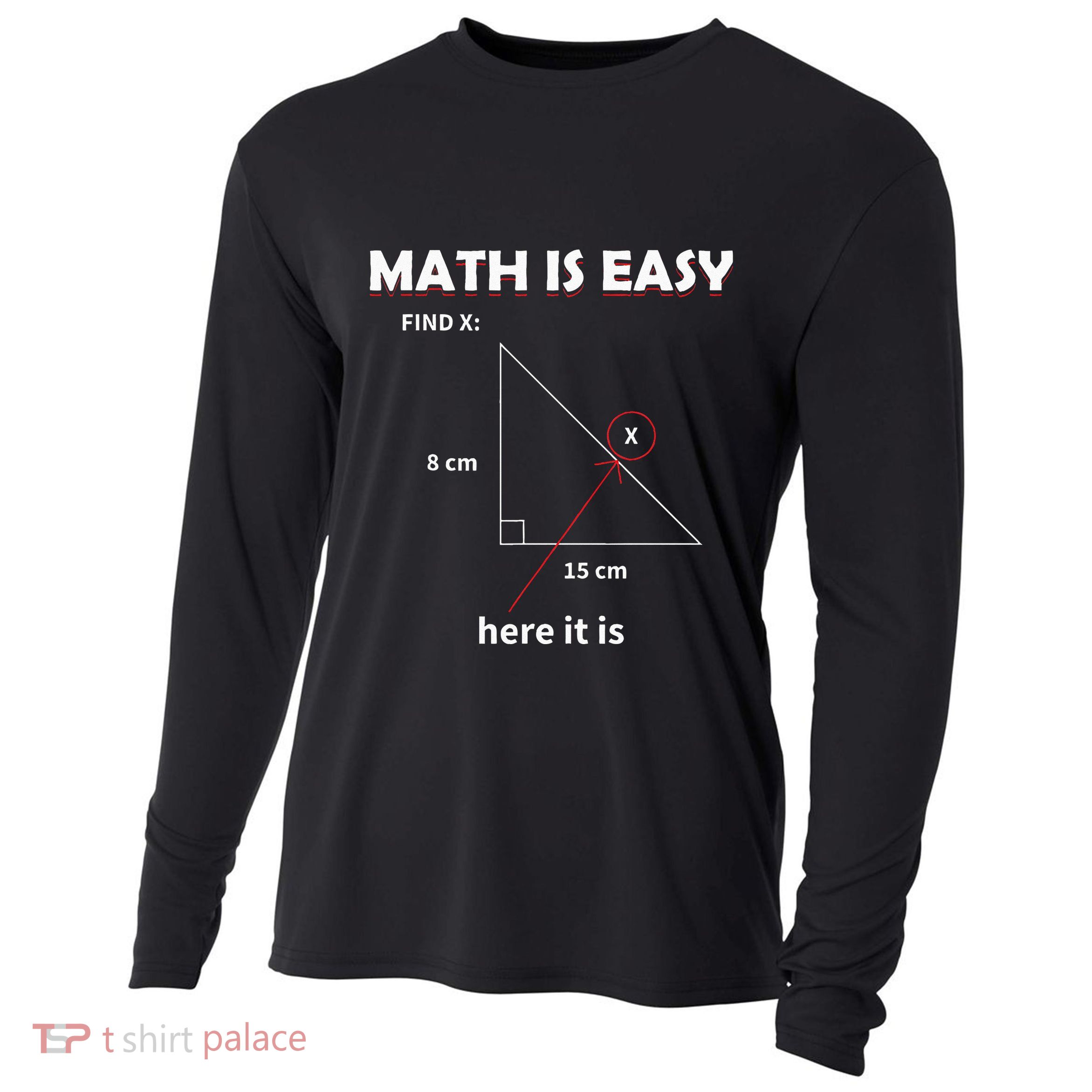 Math Geometry Mathematicians Cooling Performance Long Sleeve Crew