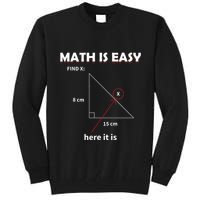 Math Geometry Mathematicians Tall Sweatshirt