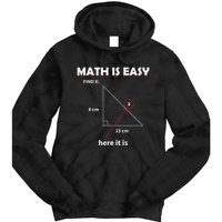 Math Geometry Mathematicians Tie Dye Hoodie