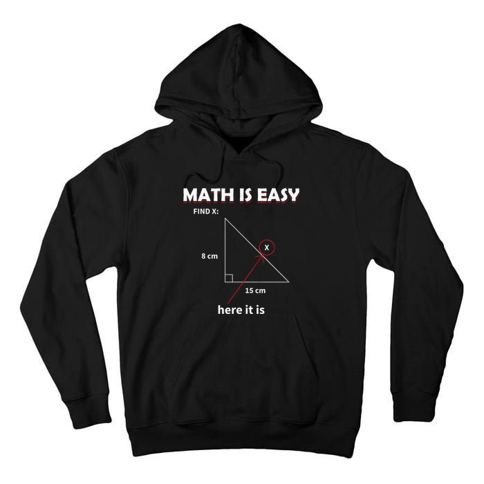 Math Geometry Mathematicians Tall Hoodie
