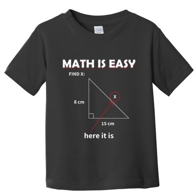 Math Geometry Mathematicians Toddler T-Shirt