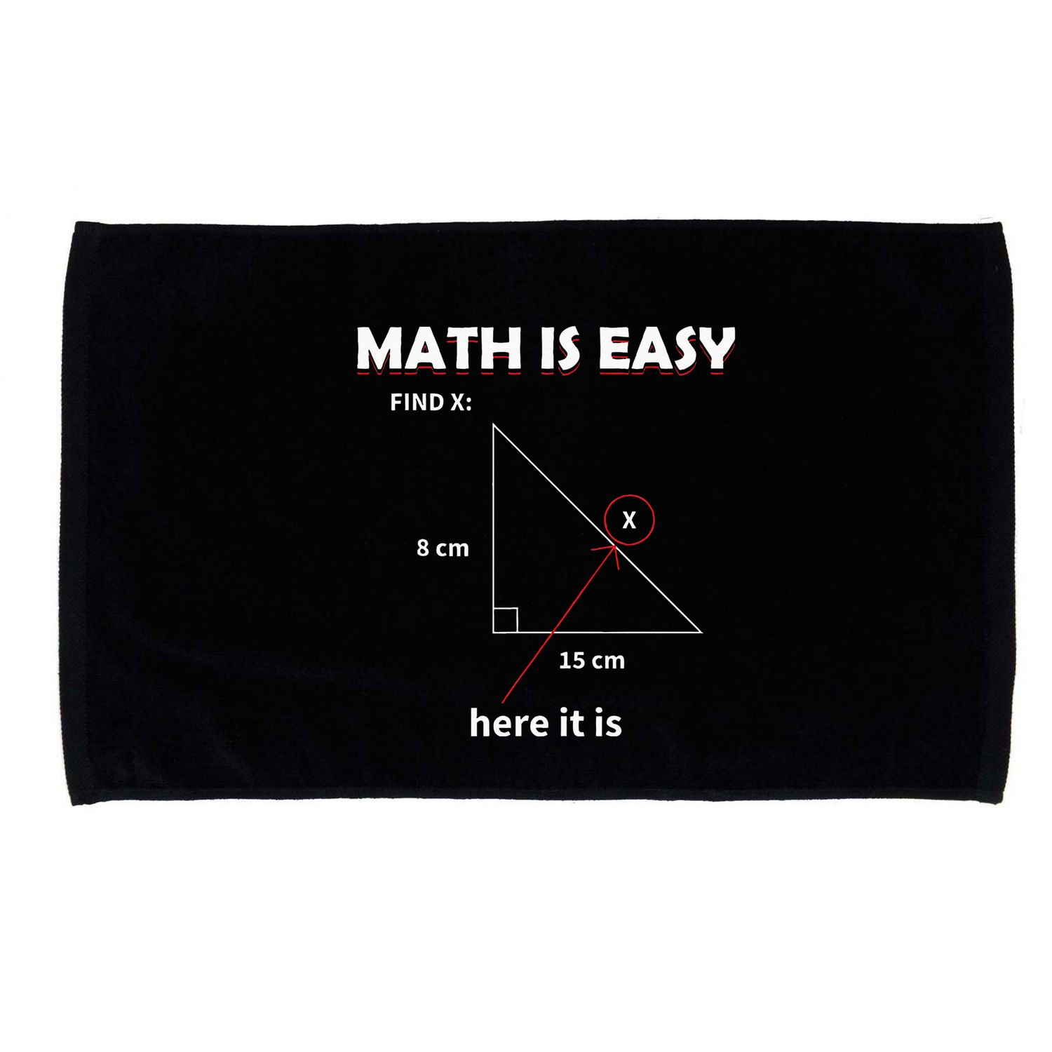 Math Geometry Mathematicians Microfiber Hand Towel