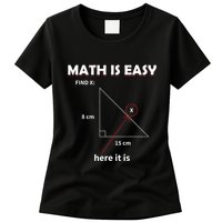 Math Geometry Mathematicians Womens T-Shirt