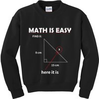 Math Geometry Mathematicians Kids Sweatshirt