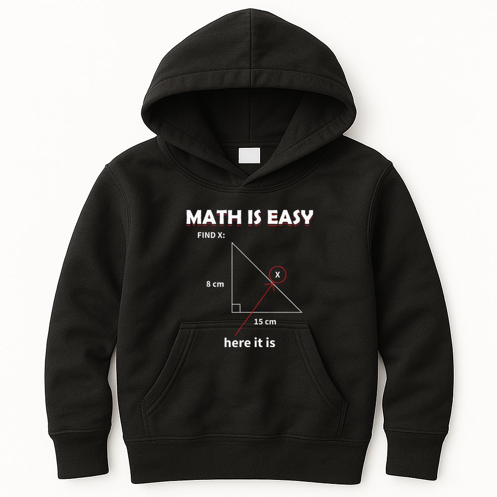 Math Geometry Mathematicians Kids Hoodie