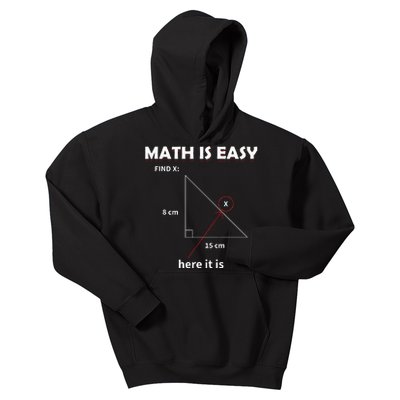 Math Geometry Mathematicians Kids Hoodie